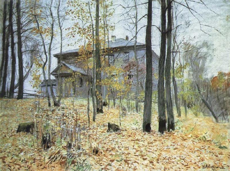 Autumn good house, Levitan, Isaak